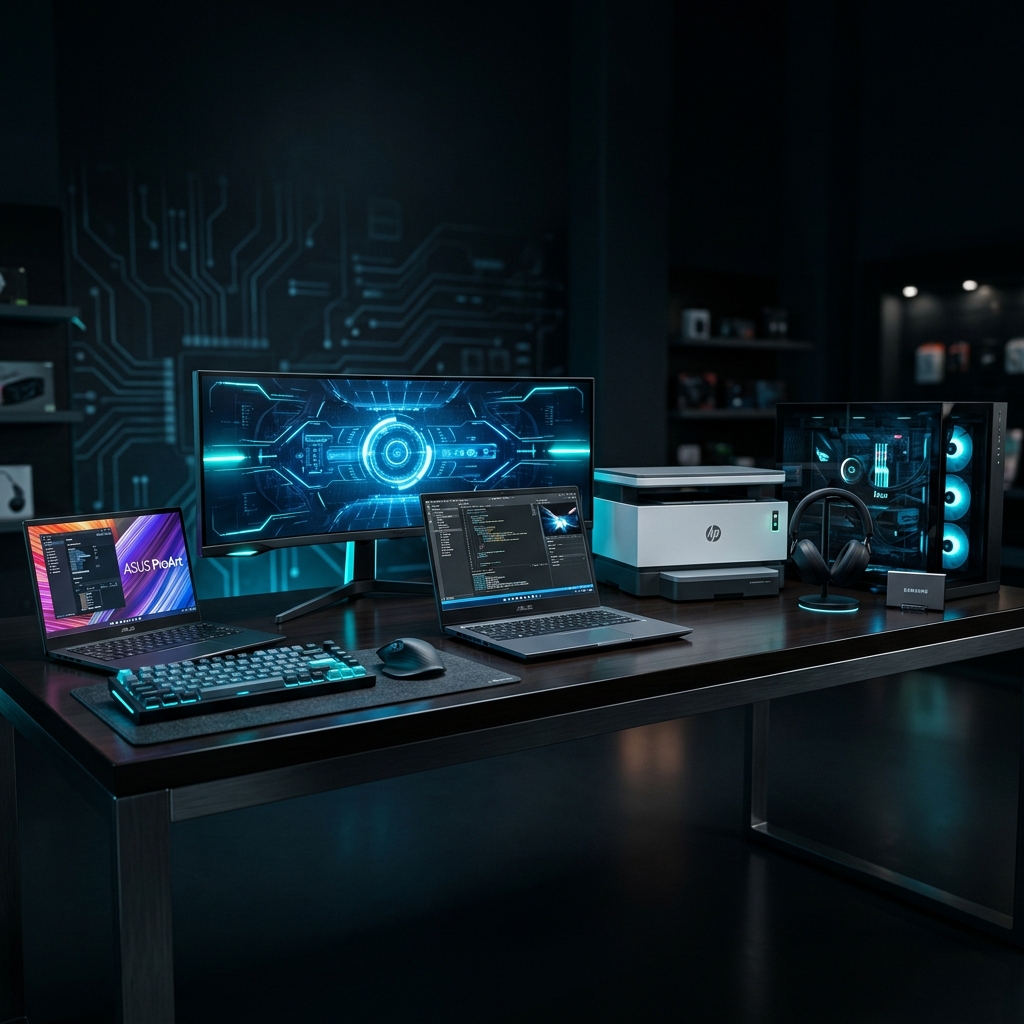 City Infotech – Computer parts and technology showcase